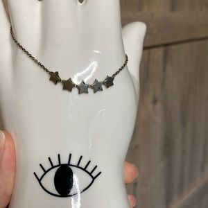 5 ⭐️ Silver Antique Toned & finish with chain & claw closure